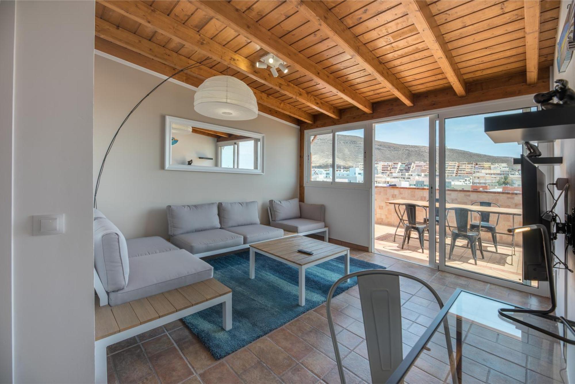 Attico Vista Oceano E Citta 3 Camere 2 Bagni Wifi Ac Morro Jable  Exterior foto