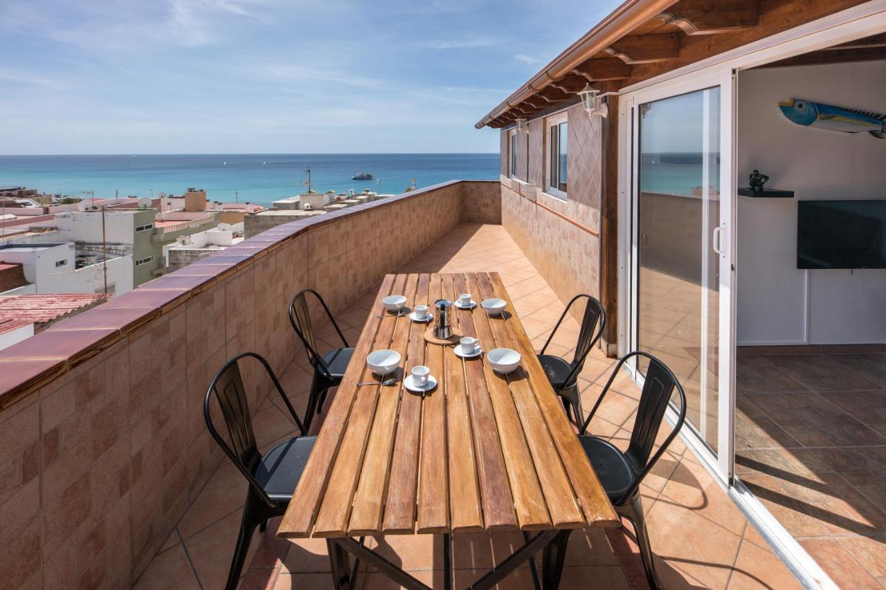 Attico Vista Oceano E Citta 3 Camere 2 Bagni Wifi Ac Morro Jable  Exterior foto