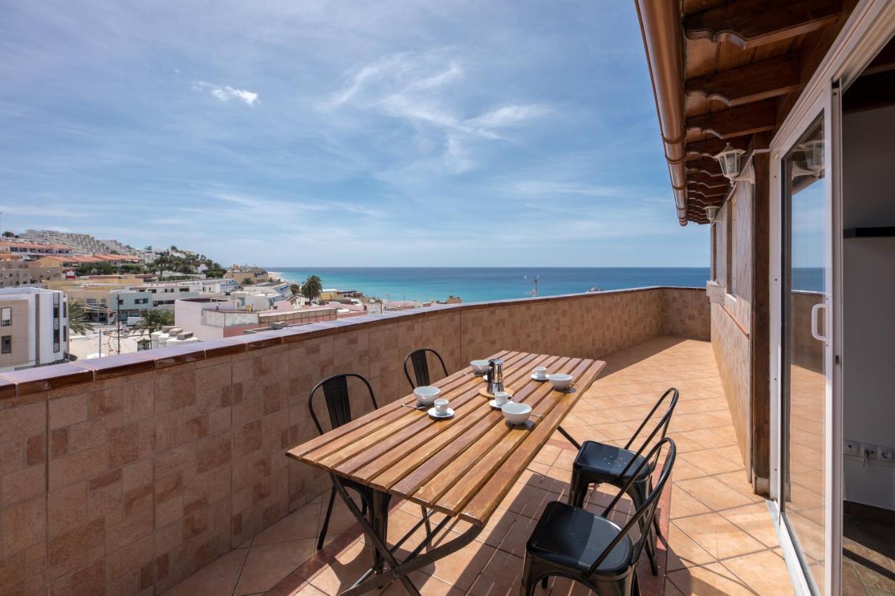 Attico Vista Oceano E Citta 3 Camere 2 Bagni Wifi Ac Morro Jable  Exterior foto